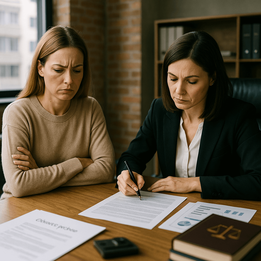 Caso de divorcio contencioso