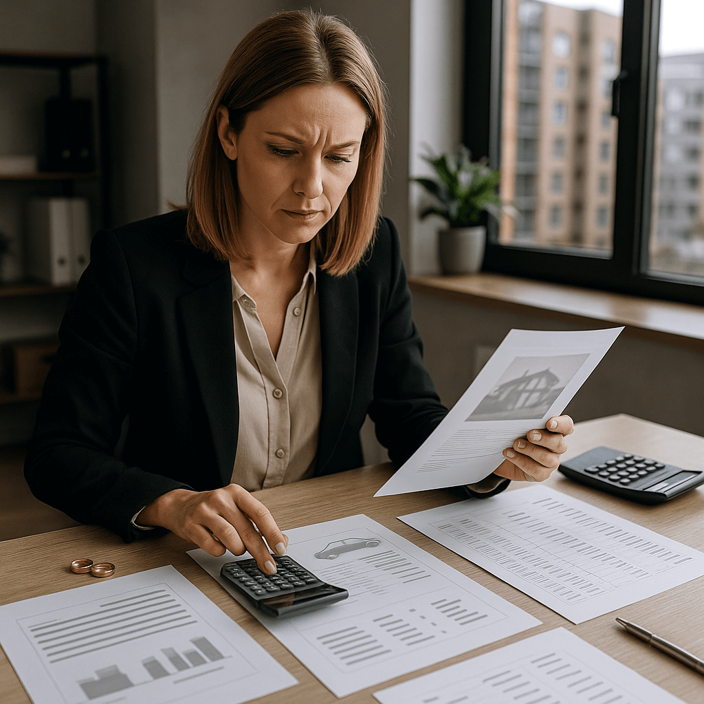 Gestión de caso de liquidación de vienes gananciales