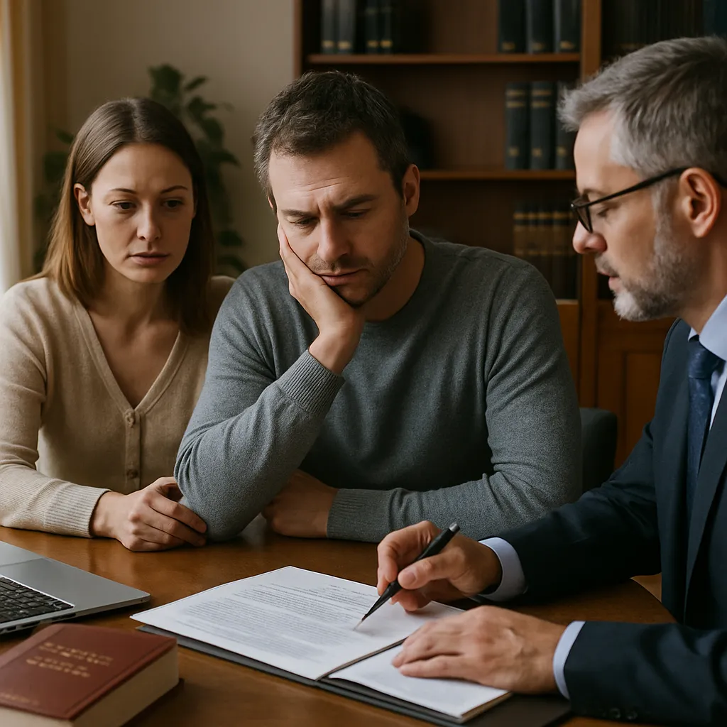 Divorcio contencioso sin acuerdo en ningún punto: ¿qué decide el juez?