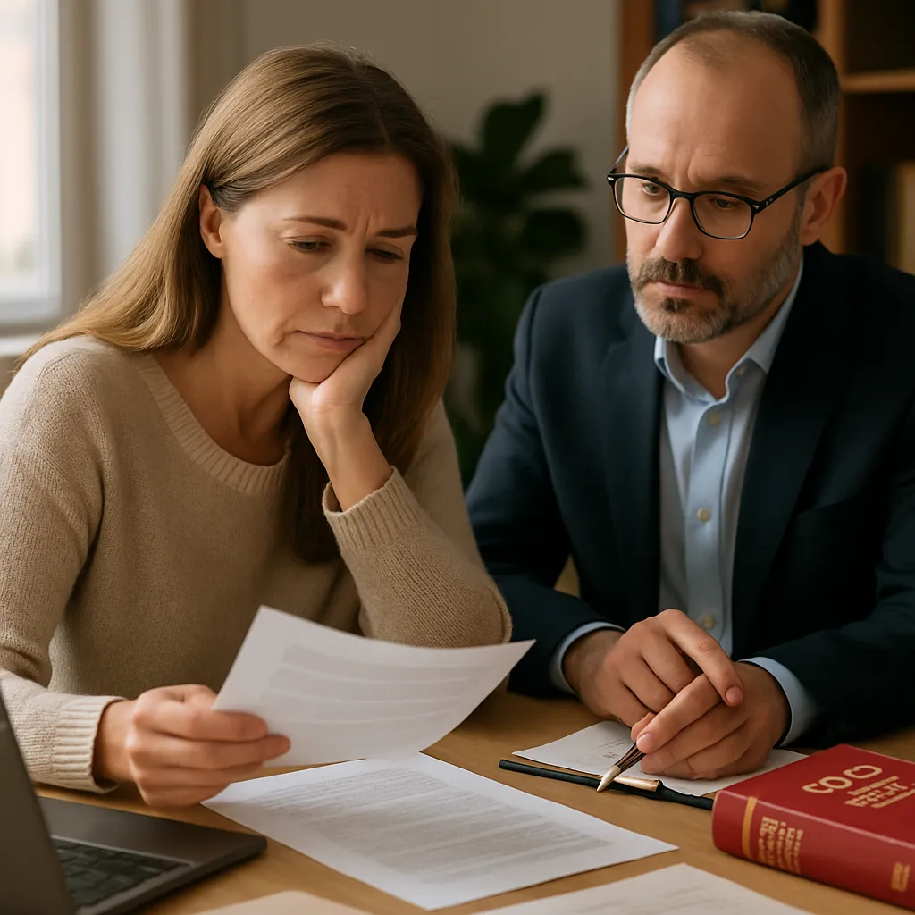 ¿Qué pasa si no contesto a tiempo la demanda de divorcio?